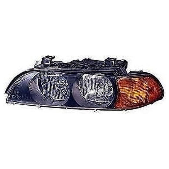 Left Headlight Assembly - Compatible with 1998 - 2000 BMW 528i 1999