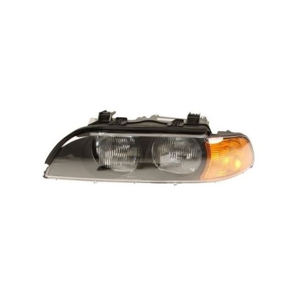 Left Headlight Assembly - Compatible with 1998 - 2000 BMW 528i 1999