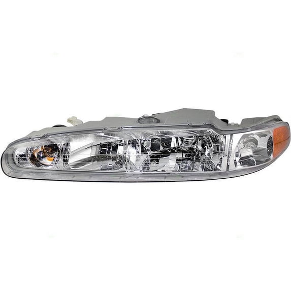 Left Headlight Assembly - Compatible with 1998 - 2002 Oldsmobile Intrigue 1999 2000 2001