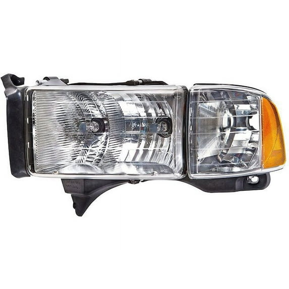 Left Headlight Assembly - Compatible with 1999 - 2001 Dodge Ram 1500 2000