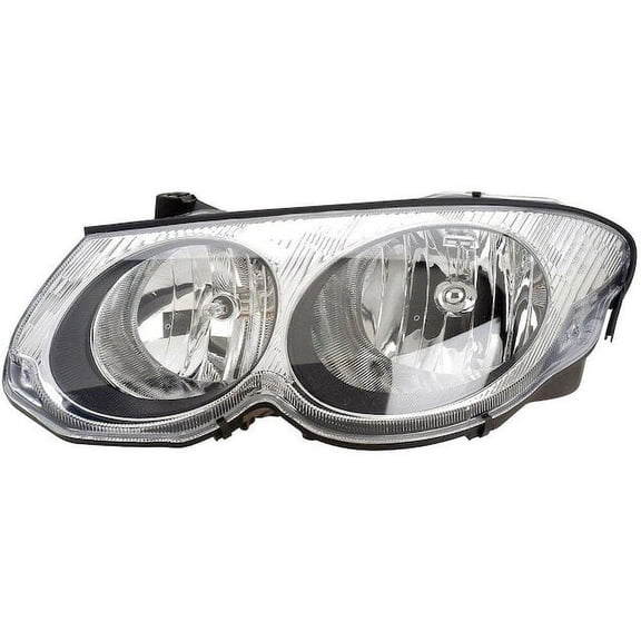 Left Headlight Assembly - Compatible with 2000 - 2001, 2003 - 2004 Chrysler 300M Sedan 4-Door 3.5L V6 Naturally Aspirated SOHC GAS 1999 2002