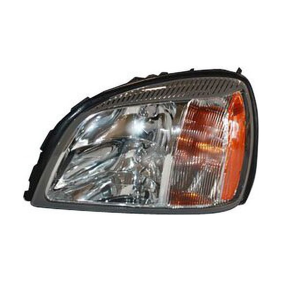 Left Headlight Assembly - Compatible with 2000 - 2002 Cadillac DeVille 2001