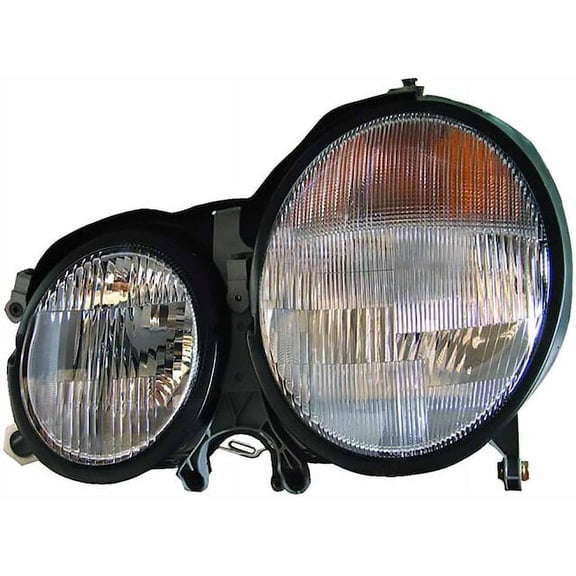 Left Headlight Assembly - Compatible with 2000 - 2002 Mercedes-Benz E55 AMG Sedan 2001