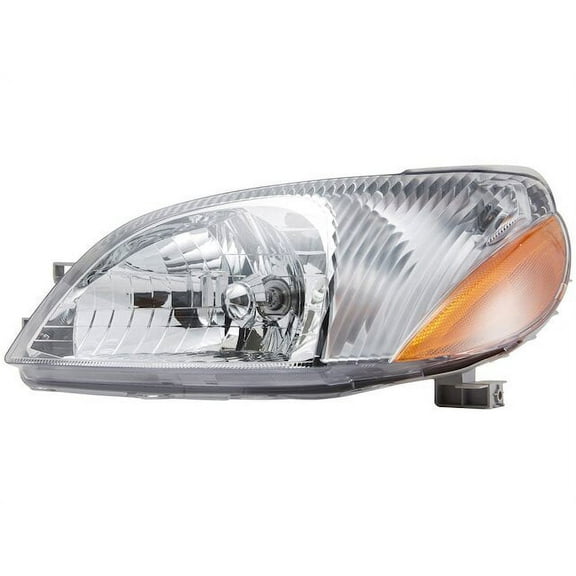 Left Headlight Assembly - Compatible with 2000 - 2002 Toyota Echo Base Sedan 2001