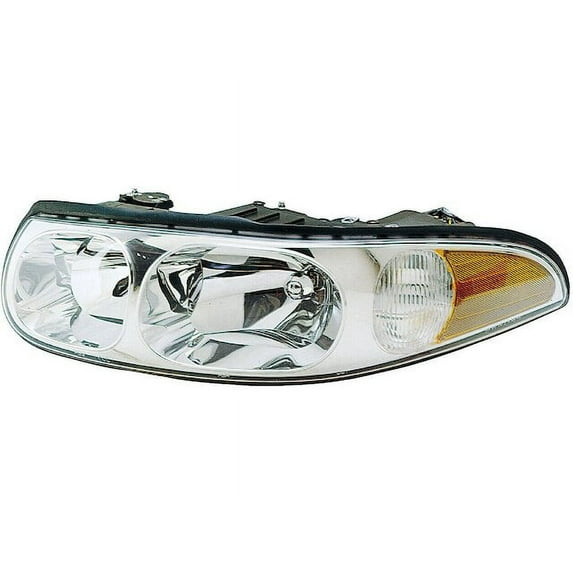 Left Headlight Assembly - Compatible with 2000 - 2005 Buick LeSabre Custom 2001 2002 2003 2004