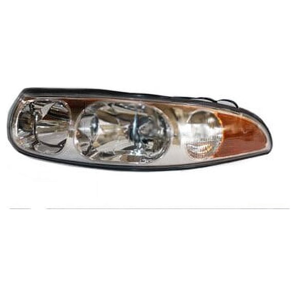 Left Headlight Assembly - Compatible with 2000 - 2005 Buick LeSabre Custom Sedan 2001 2002 2003 2004