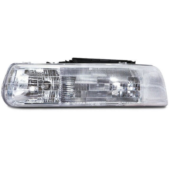 Left Headlight Assembly - Compatible with 2000 - 2006 Chevy Suburban 2500 2001 2002 2003 2004 2005