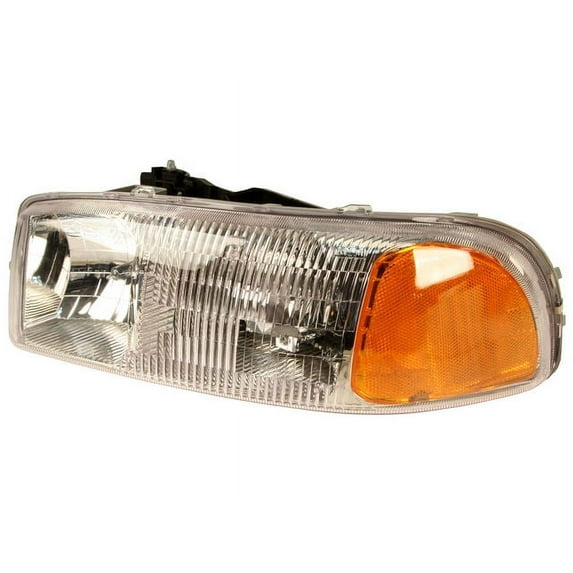 Left Headlight Assembly - Compatible with 2001 - 2006 GMC Sierra 3500 2002 2003 2004 2005