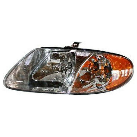 Left Headlight Assembly - Compatible with 2001 - 2007 Dodge Caravan 2002 2003 2004 2005 2006