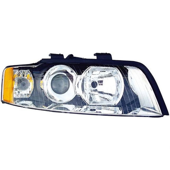 Left Headlight Assembly - Compatible with 2002, 2004 - 2005 Audi S4