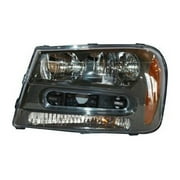 تجميع المصابيح الأمامية اليسرى - متوافق مع 2002-2009 Chevy Trailblazer Sport Utility 2003 2004 2005 2006 2007 2008