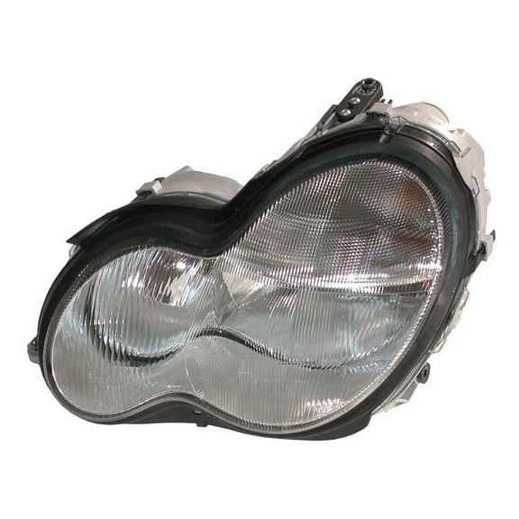 Left Headlight Assembly - Compatible with 2003 - 2004 Mercedes-Benz C230 Sedan