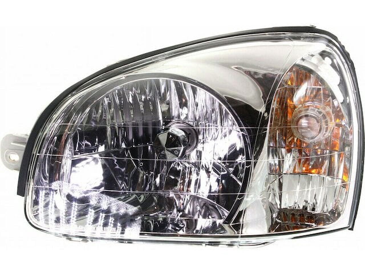 Set Of 2 Headlights For 2003-2006 Hyundai Santa Fe – DTMOTO Chrome Housing