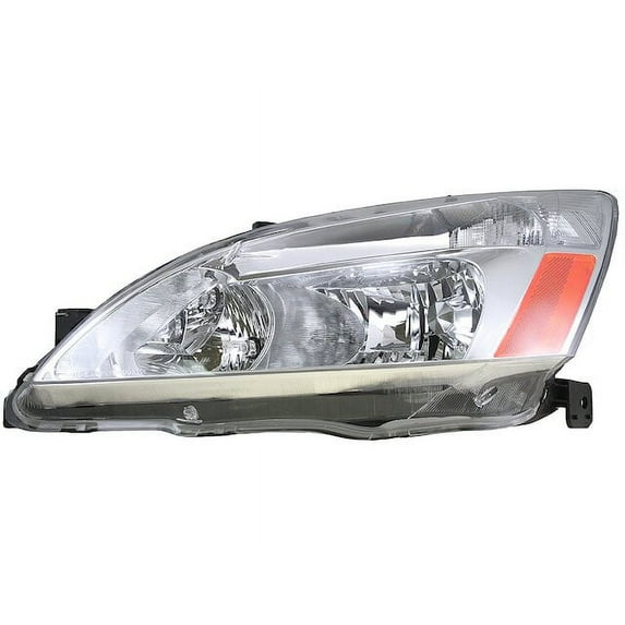 Left Headlight Assembly - Compatible with 2003 - 2007 Honda Accord 2004 2005 2006