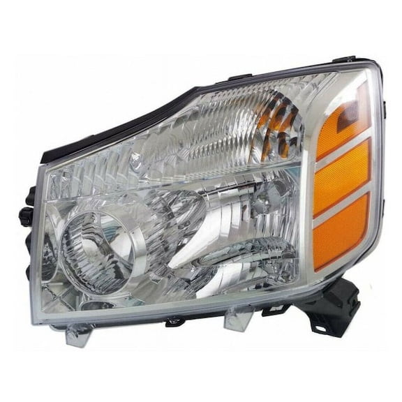 Left Headlight Assembly - Compatible with 2004 - 2006 Nissan TITAN 2005