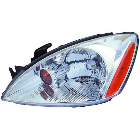 Left Headlight Assembly - Compatible with 2004 Mitsubishi Lancer Sportback