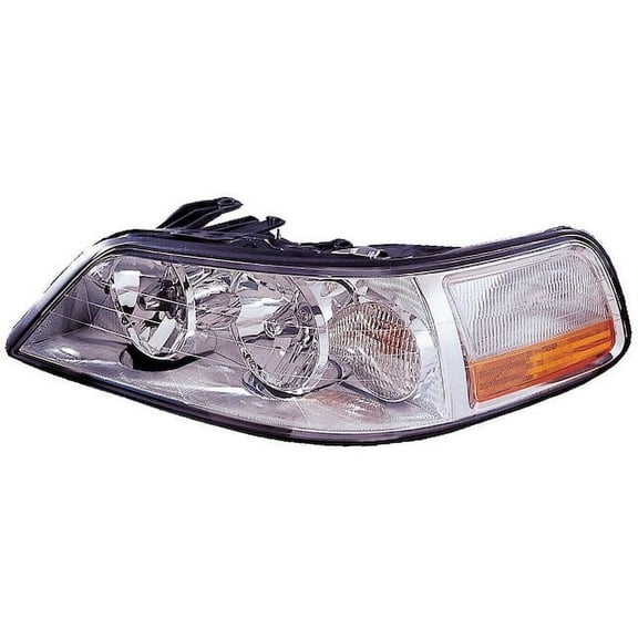 Left Headlight Assembly - Compatible with 2005 - 2011 Lincoln Town Car 2006 2007 2008 2009 2010