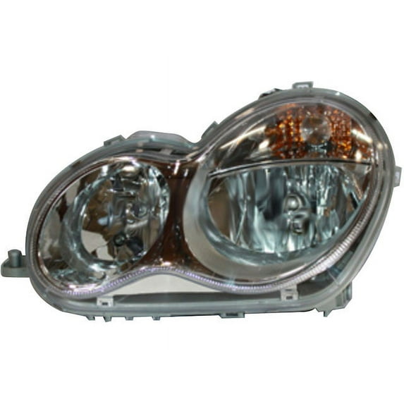 Left Headlight Assembly - Compatible with 2005 Mercedes-Benz C320 Sedan
