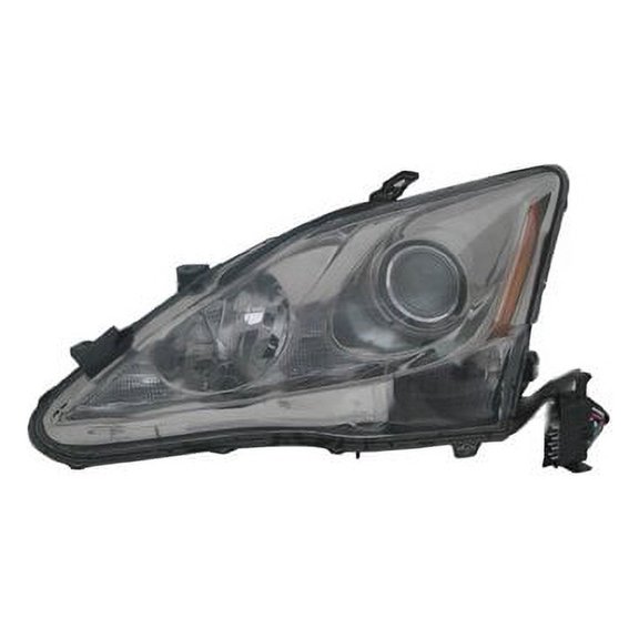 Left Headlight Assembly - Compatible with 2006 - 2008 IS350 Sedan 2007