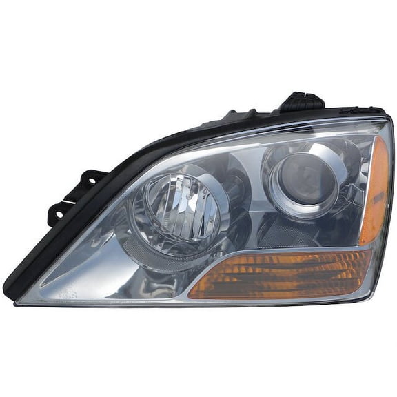 Left Headlight Assembly - Compatible with 2007 - 2008 Kia Sorento