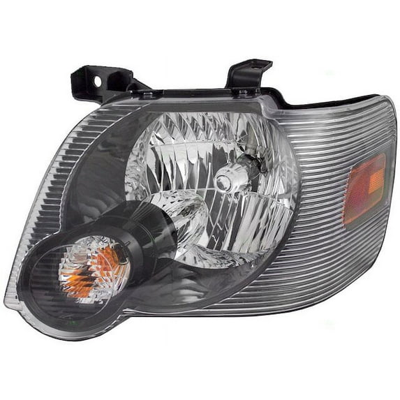 Left Headlight Assembly - Compatible with 2007 - 2010 Ford Explorer Sport Trac Crew Cab Pickup 4-Door 2008 2009