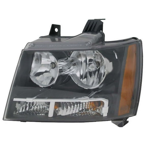 Left Headlight Assembly - Compatible with 2007 - 2014 Chevy Tahoe Sport Utility 2008 2009 2010 2011 2012 2013