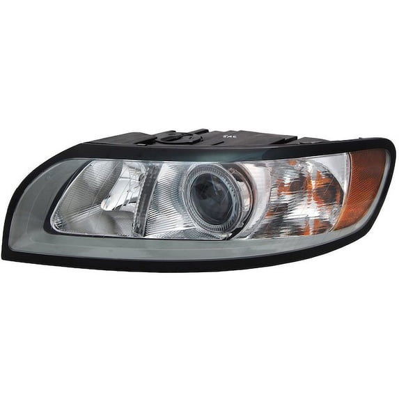 Left Headlight Assembly - Compatible with 2008 - 2011 Volvo S40 Sedan 2009 2010