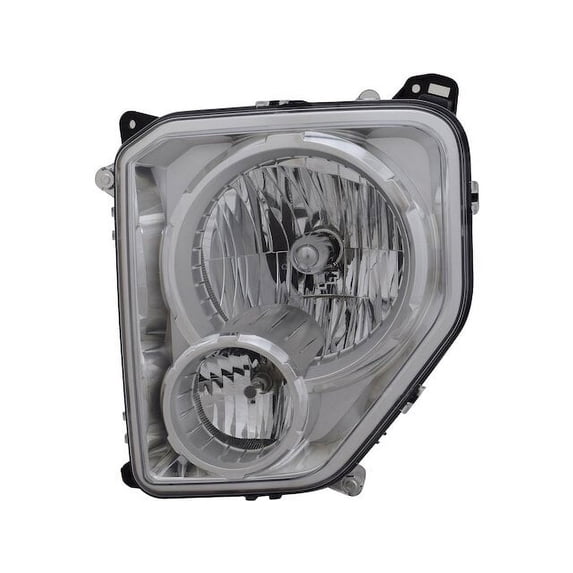 Left Headlight Assembly - Compatible with 2008 - 2012 Jeep Liberty Sport Utility 2009 2010 2011