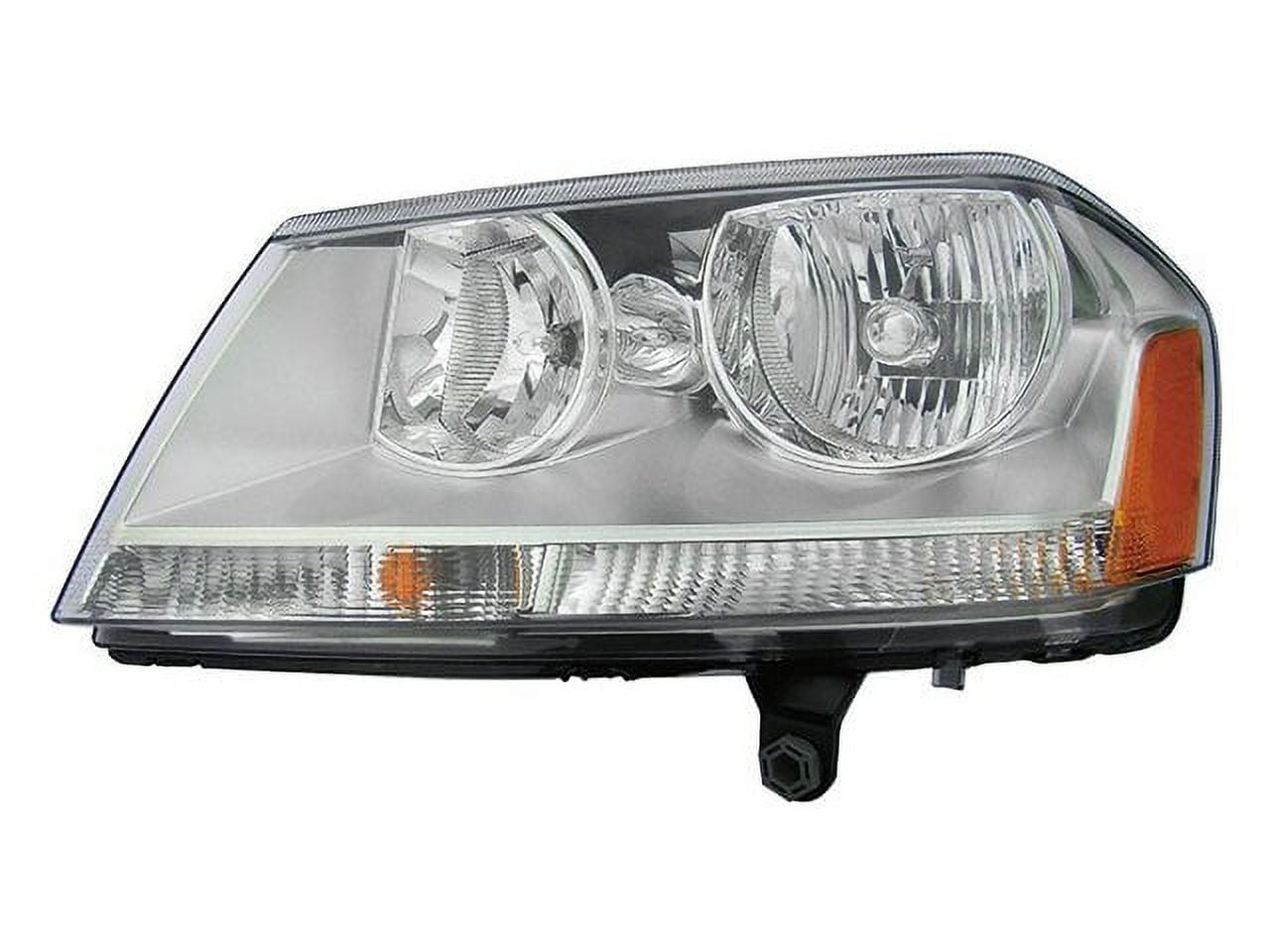 Left Headlight Assembly Compatible with 2008 2014 Dodge Avenger 2009 2010 2011 2012 2013