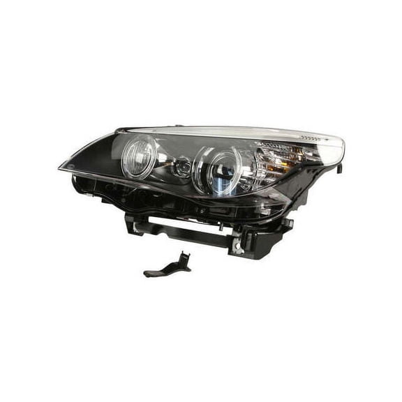 Left Headlight Assembly - Compatible with 2008 BMW 528xi
