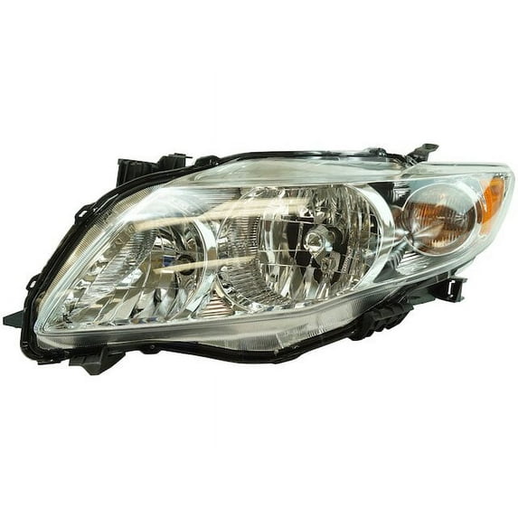 Left Headlight Assembly - Compatible with 2009 - 2010 Toyota Corolla