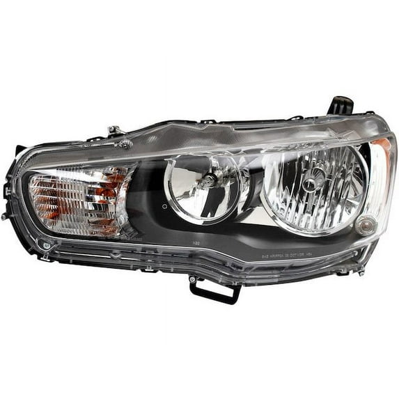Left Headlight Assembly - Compatible with 2009 - 2017 Mitsubishi Lancer 2010 2011 2012 2013 2014 2015 2016