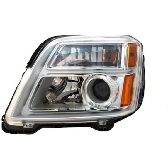 Left Headlight Assembly - Compatible with 2010 - 2015 GMC Terrain Sport Utility 2011 2012 2013 2014