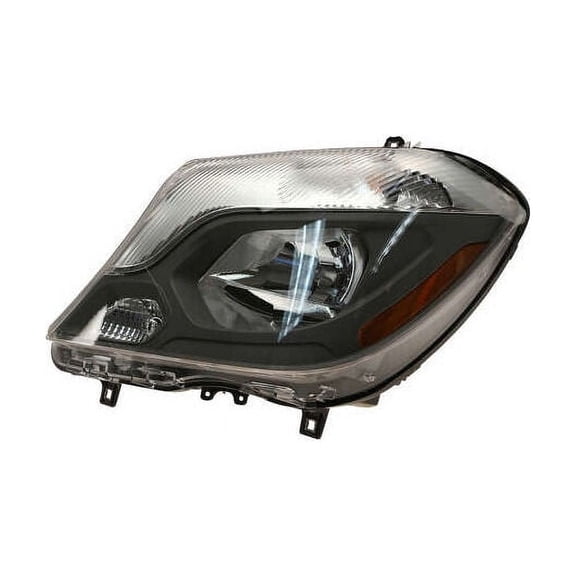Left Headlight Assembly - Compatible with 2010 - 2018 Freightliner Sprinter 2500 2011 2012 2013 2014 2015 2016 2017
