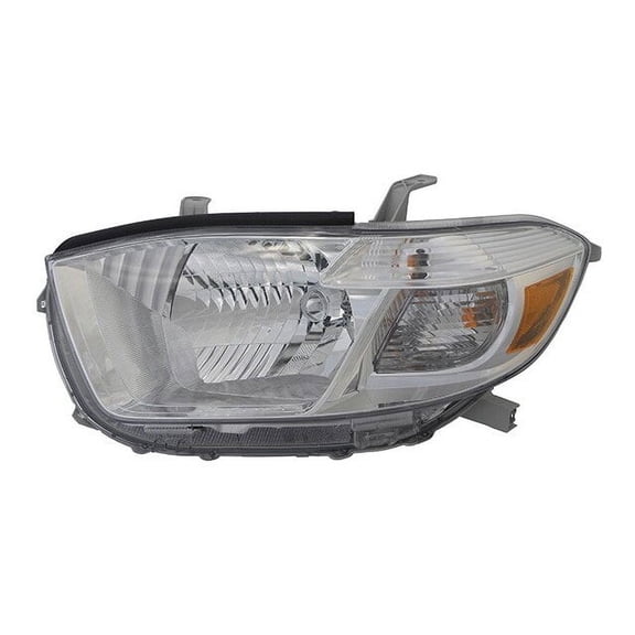 Left Headlight Assembly - Compatible with 2010 Toyota Highlander