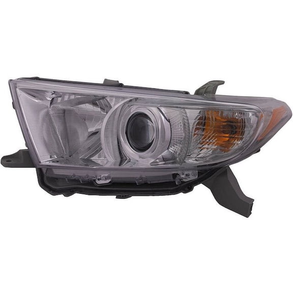 Left Headlight Assembly - Compatible with 2011 - 2013 Toyota Highlander 2012