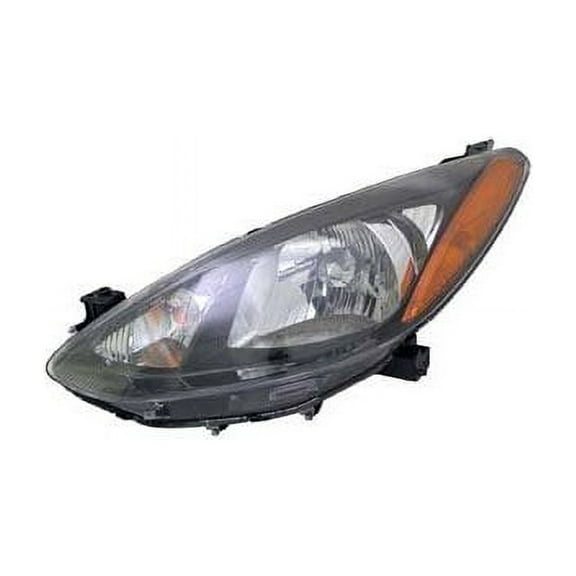 Left Headlight Assembly - Compatible with 2011 - 2014 Mazda 2 Hatchback 2012 2013