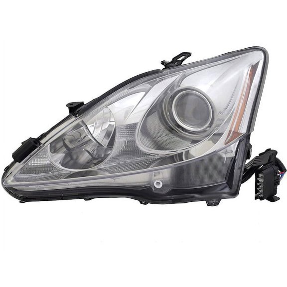 Left Headlight Assembly - Compatible with 2011 - 2015 IS350 C F Sport 2012 2013 2014