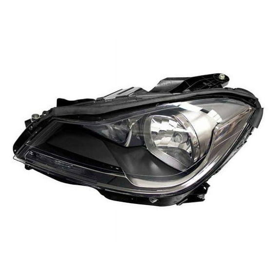 Left Headlight Assembly - Compatible with 2012 - 2015 Mercedes-Benz C250 2013 2014