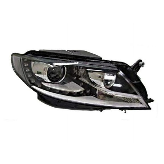 Left Headlight Assembly - Compatible with 2012 - 2016 Volkswagen CC 2013 2014 2015