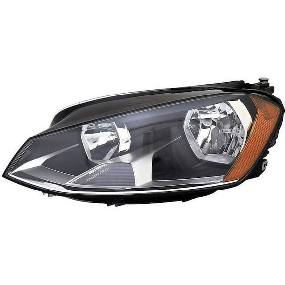 Left Headlight Assembly - Compatible with 2015 - 2017 Volkswagen Golf Hatchback 2016
