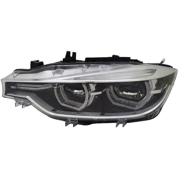 Left Headlight Assembly - Compatible with 2016 - 2018 BMW 320i Sedan 2017