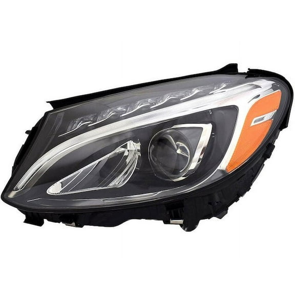 Left Headlight Assembly - Compatible with 2017 - 2018 Mercedes-Benz C43 AMG
