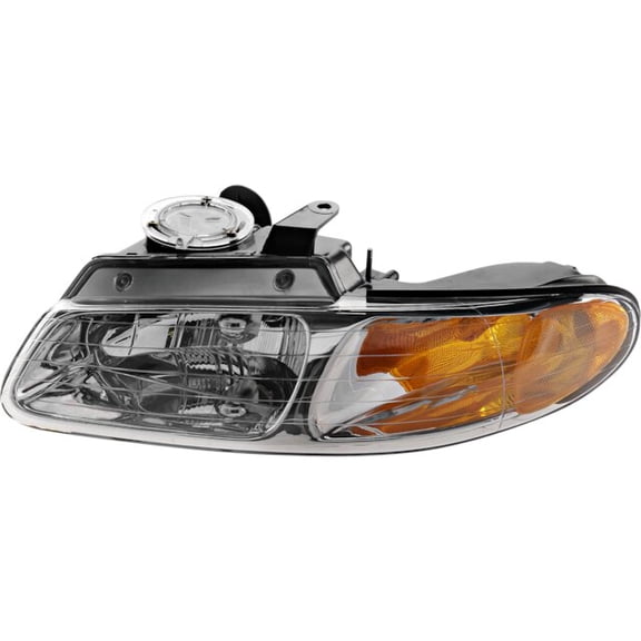 Left Headlight - Compatible with 1996 - 1999 Dodge Grand Caravan 1997 1998