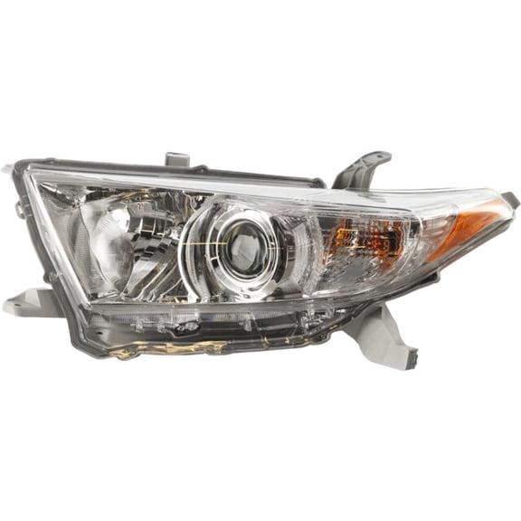 Left Headlight - Compatible with 2011 - 2013 Toyota Highlander - Replacement AP