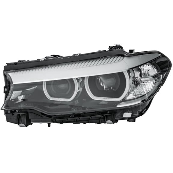 Left Headlight - Compatible with 2017 - 2019 BMW 530i Base G30 Sedan 2.0L 4-Cylinder Gas 2018