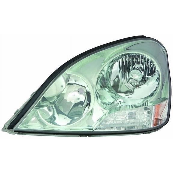 Left Headlight Lens Housing - Compatible with 2001 - 2003 LS430 2002