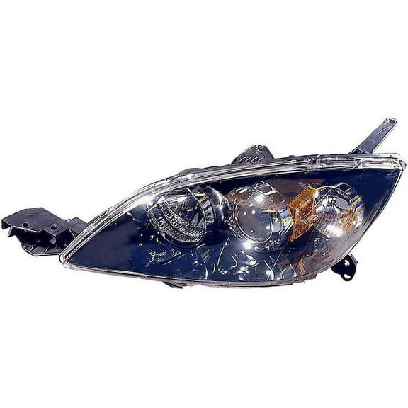 Left Headlight Lens Housing - Compatible with 2004 - 2009 Mazda 3 Hatchback 2005 2006 2007 2008