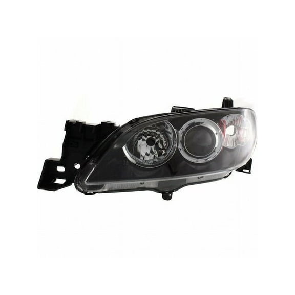 Left Headlight Lens Housing - Compatible with 2004 - 2009 Mazda 3 Sedan 2005 2006 2007 2008