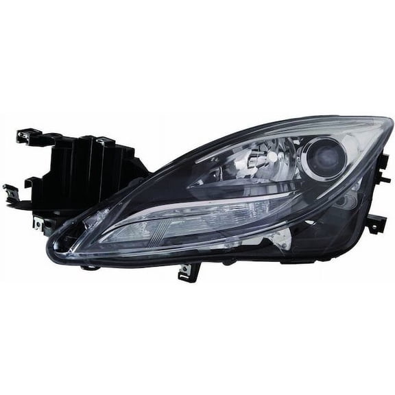 Left Headlight Lens Housing - Compatible with 2011 - 2013 Mazda 6 2012